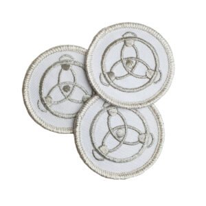 3 x Aufnäher "Korrektur des Schicksals Symbol"