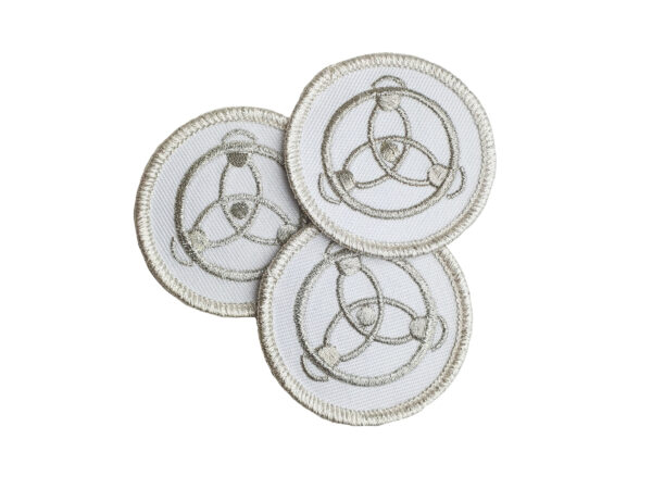 3 x Aufnäher "Korrektur des Schicksals Symbol"