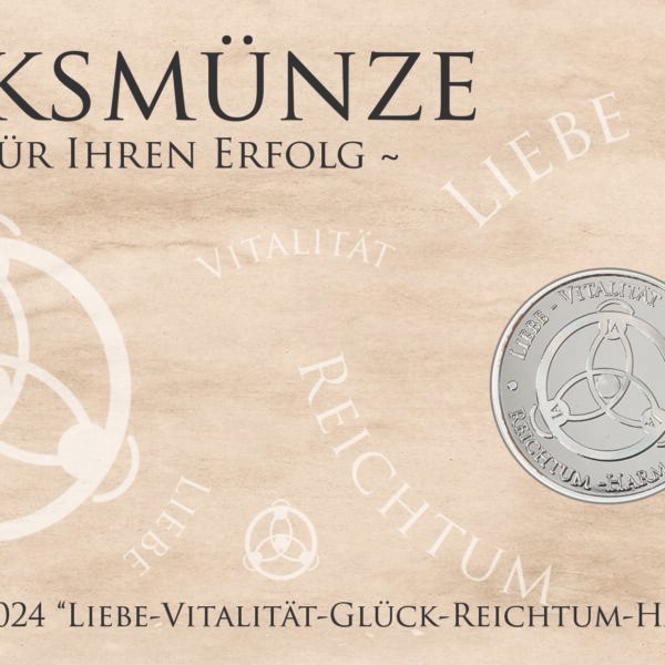 Glücksmünze