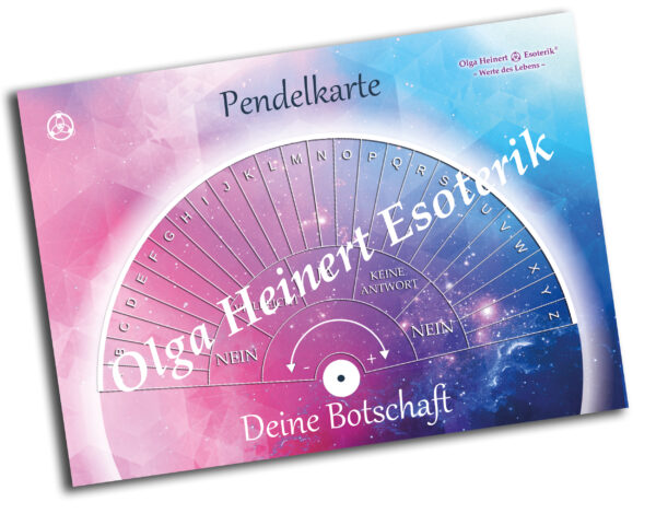 Deine Botschaft - Pendelkarte