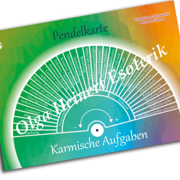 Karmische Aufgaben - Pendelkarte