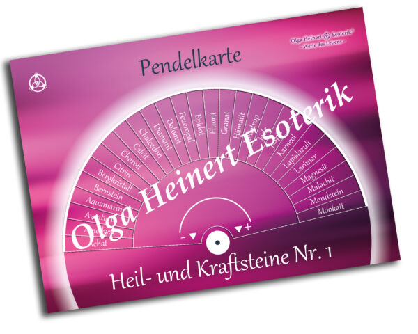 Heil- und Kraftsteine Nr. 1 - Pendelkarte
