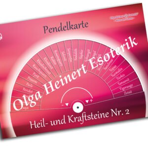 Heil- und Kraftsteine Nr. 2 - Pendelkarte