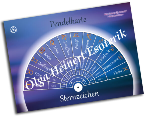 Sternzeichen - Pendelkarte