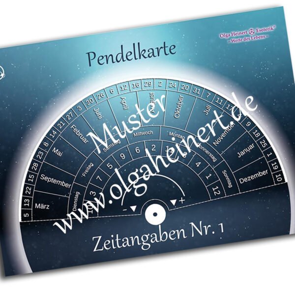 Zeitangaben Nr. 1 - Pendelkarte