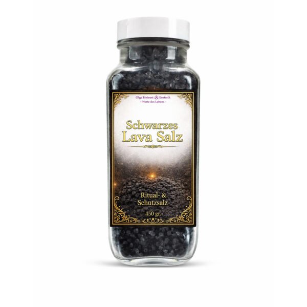 Schwarzes Lava Salz